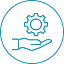 手厚い遠隔サポートのアイコン