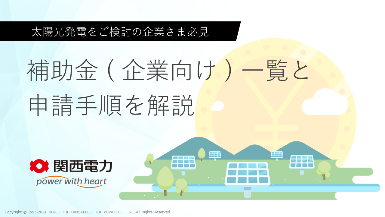 補助金 ( 企業向け ) 一覧と申請手順を解説