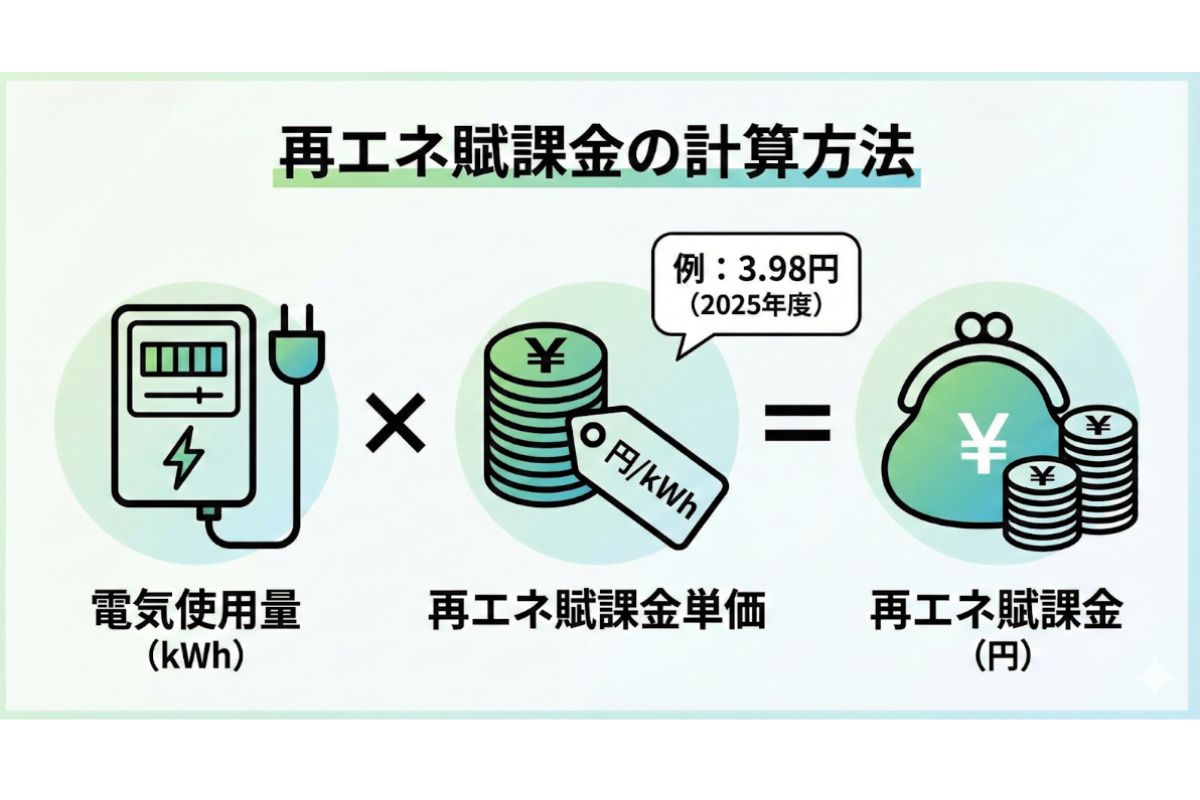 再エネ賦課金の計算方法