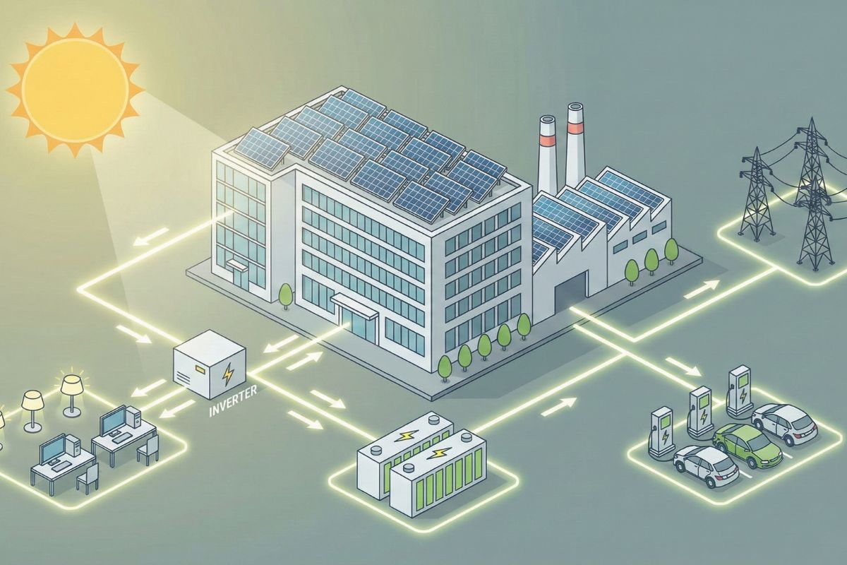 太陽光発電｜仕組み｜システム構造
