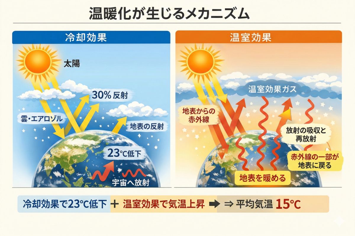 地球温暖化のメカニズム